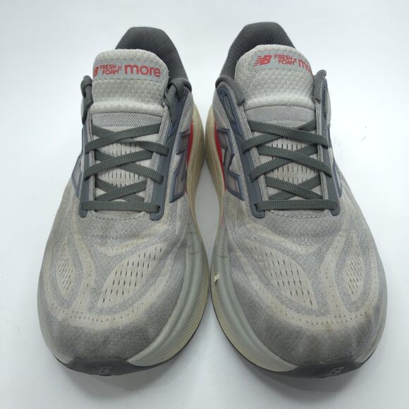 New Balance Men\'s Fresh Foam X More V6 Grey Red Size 9 4E Wide main image 6